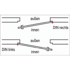 AMF - Schlosskasten 141U,blk DIN L/R Maß A40xB60xC173mm Dornm.40mm