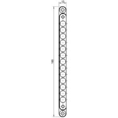 SIMONSWERK - Schließmagnet KCM 50 ER-Effekt B.13xL.195mm DIN L/R