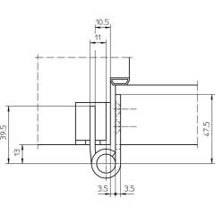 SIMONSWERK - Objektband VARIANT VX 7729/100 STA m.vern.100kg 20mm DIN L/R stu.Tür | 2 Stück