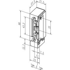 Fluchttüröffner ProFix 2 90 mA Dauerent.nein re.li.ASSA ABLOY