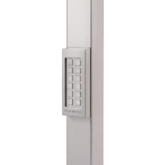 Zugangs-Tastatur Slimstone-2- Codetast.Schutzklasse IP65 silber Bel.Ja